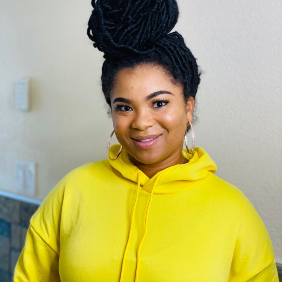 NWT HOODIE DRESS [YELLOW] - Picture 11 of 11